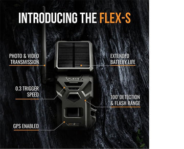 SPYPOINT Flex-S Dark 1080p video with sound for immersive footage.