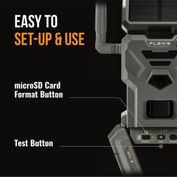 SPYPOINT Flex-S Dark three-frame animated previews for quick scouting.