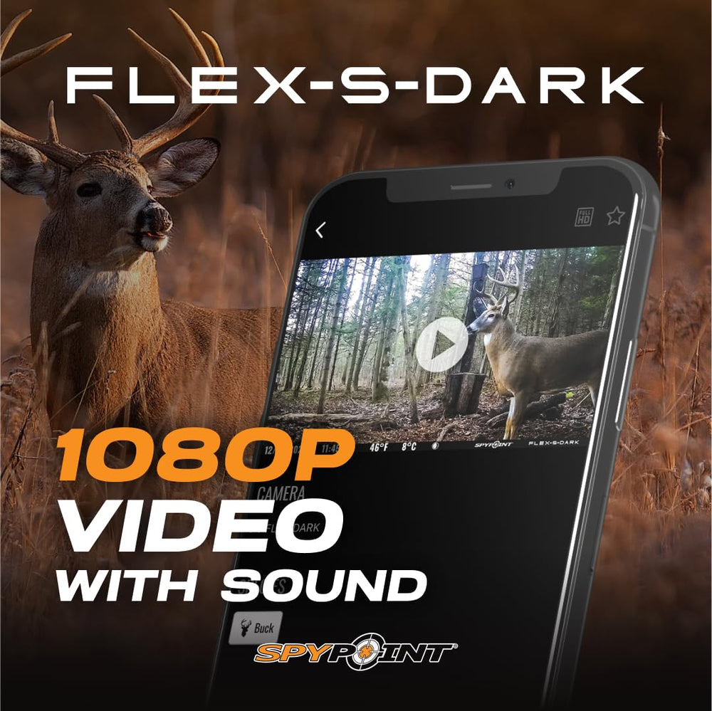 SPYPOINT Flex-S-Dark auto connects to strongest carrier for reliable transmission.