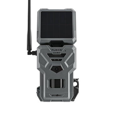 SPYPOINT Flex-S Dark LTE connectivity enabling remote photo access via app.