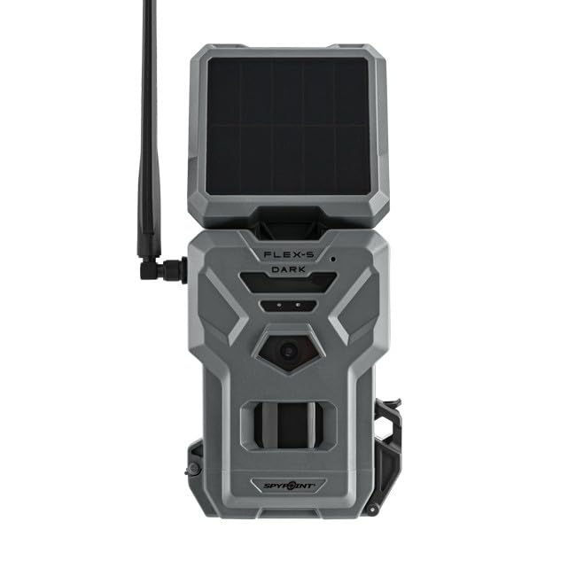 SPYPOINT Flex-S Dark LTE connectivity enabling remote photo access via app.