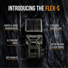 SPYPOINT FLEX-S night vision LEDs illuminate trails at night