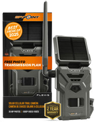 SPYPOINT FLEX-S solar panel close-up for extended field life