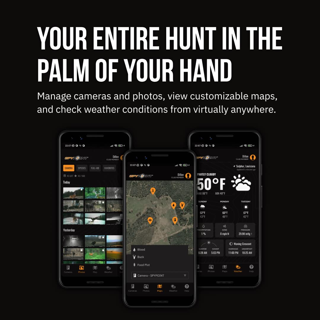 SPYPOINT Flex 0.3s trigger speed for fast moment captures