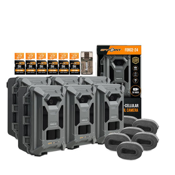 Spypoint Force-24MP trail camera setup captures action details at a distance