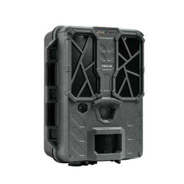 SPYPOINT Force 48 flash-range shot demonstrates bright distant sightings at dusk or dawn.