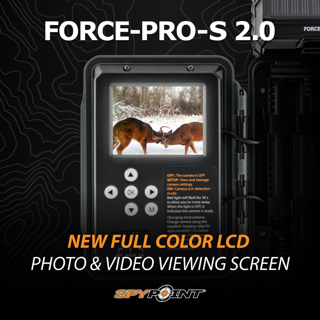 SPYPOINT Force-PRO-S 2.0 4K video demo showing crisp footage