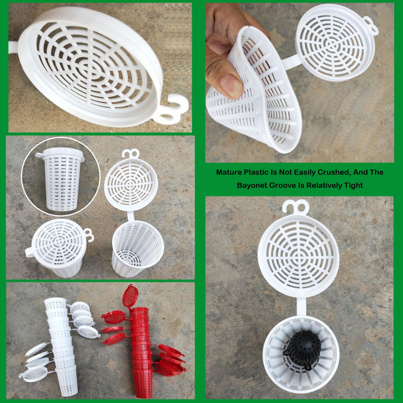 Durable plastic texture of SquEqu bait cage