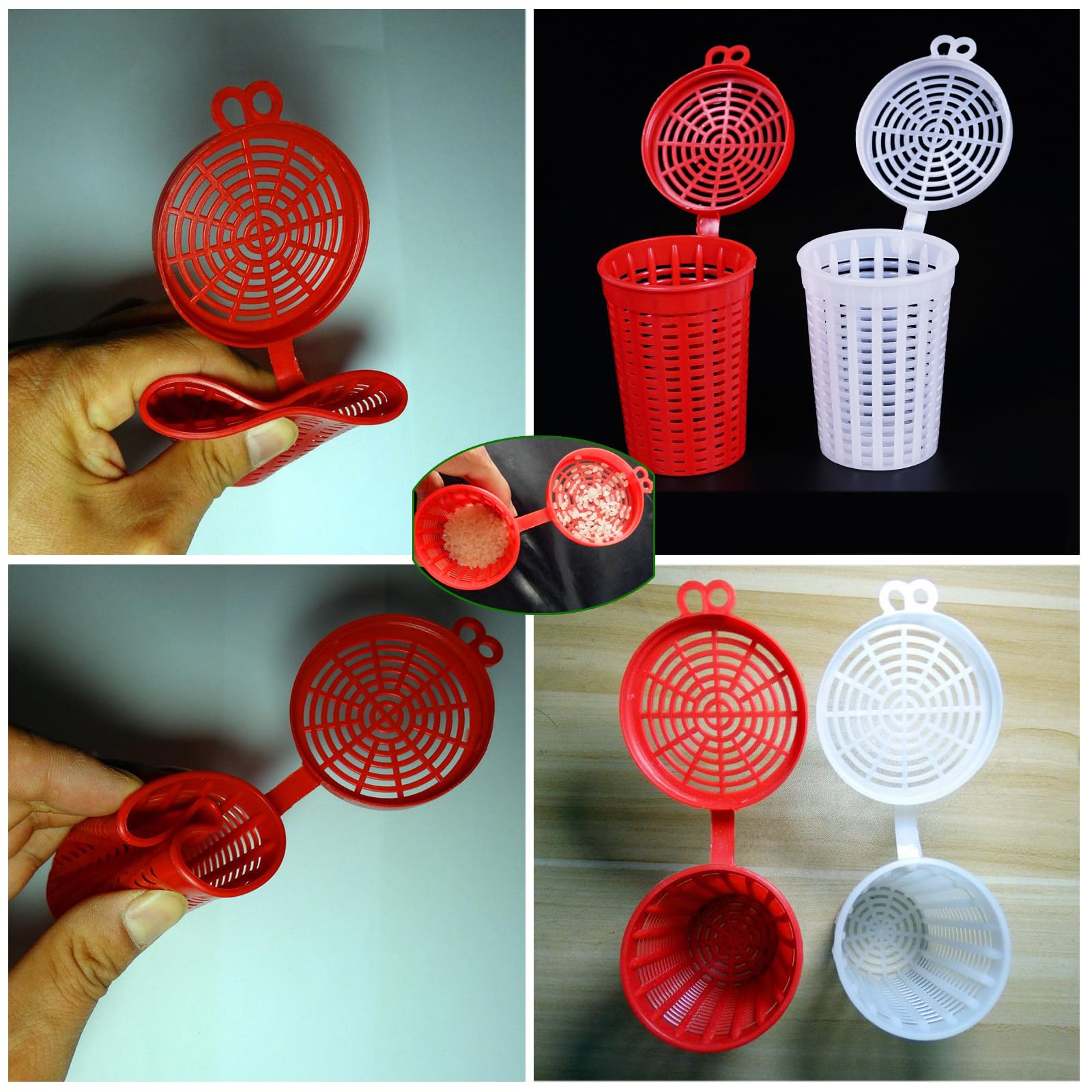 Stackable design of SquEqu bait cages