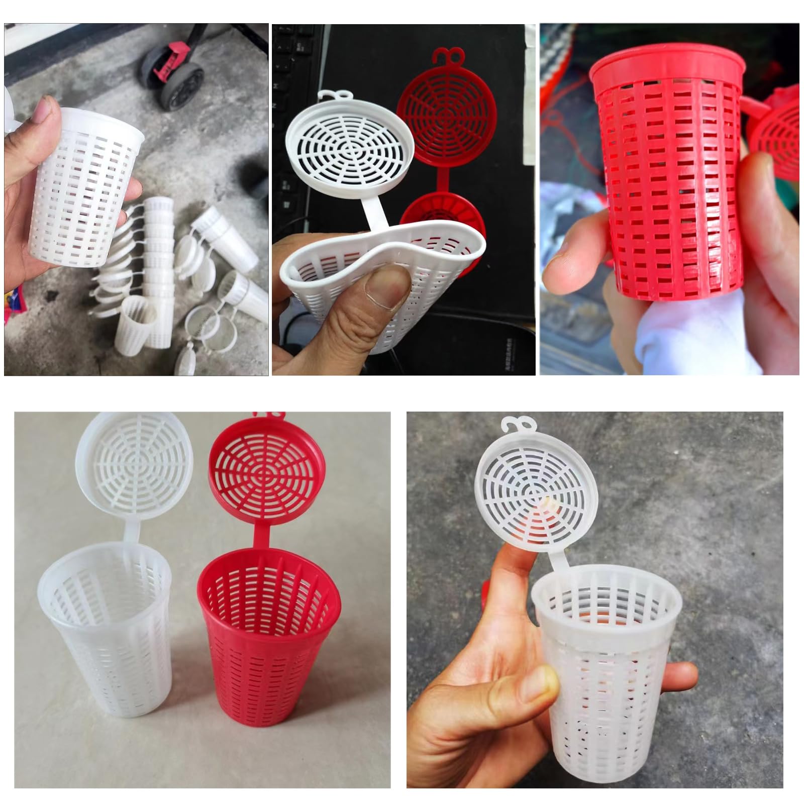 Durable anti-corrosion plastic bait cage from SquEqu
