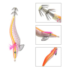 Close-up of 3D eyes and detailed lure body