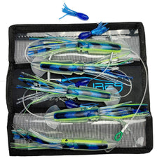 SquidNation Pakula 8-inch game fish daisy chain for tuna and marlin action.