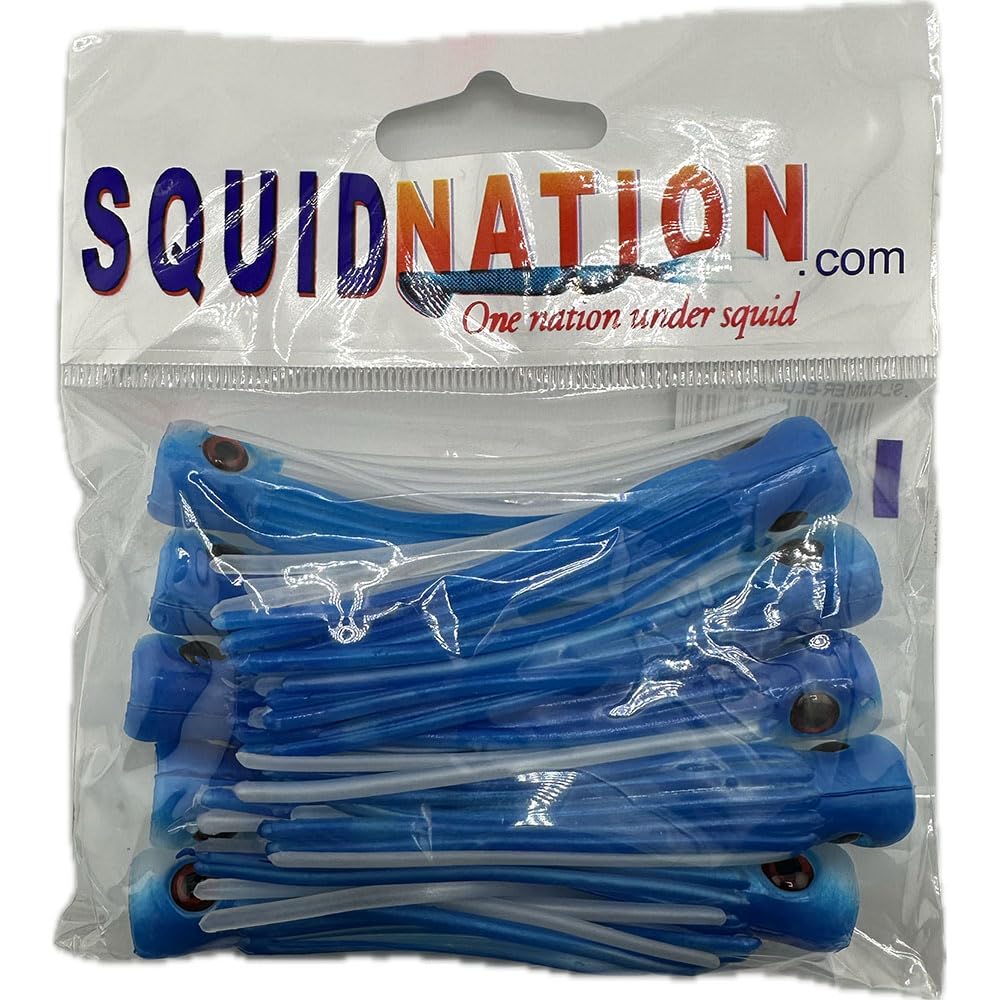 Blue/silver Slammer Chugger in a 10-pack adds versatility for trolling setups.