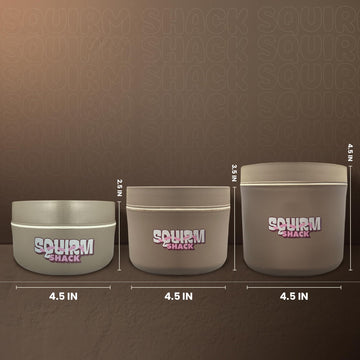 Squirm Shack insulated bait container on boat or bank side for steady access.