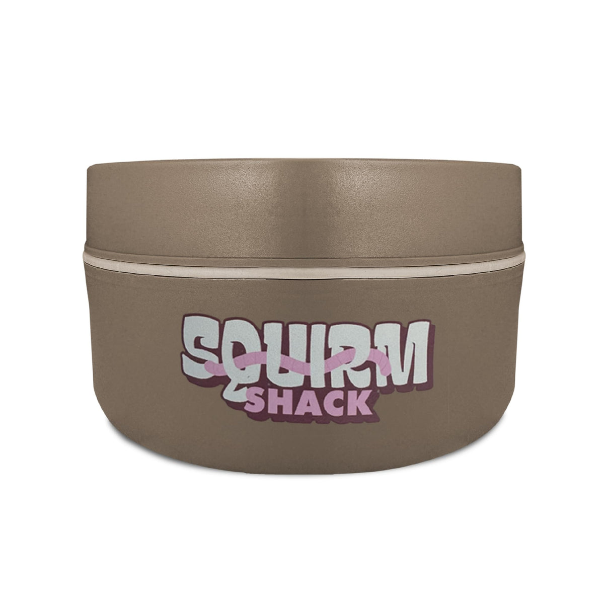 Squirm Shack insulated live bait storage with compact handle keeps bait ready on the move.