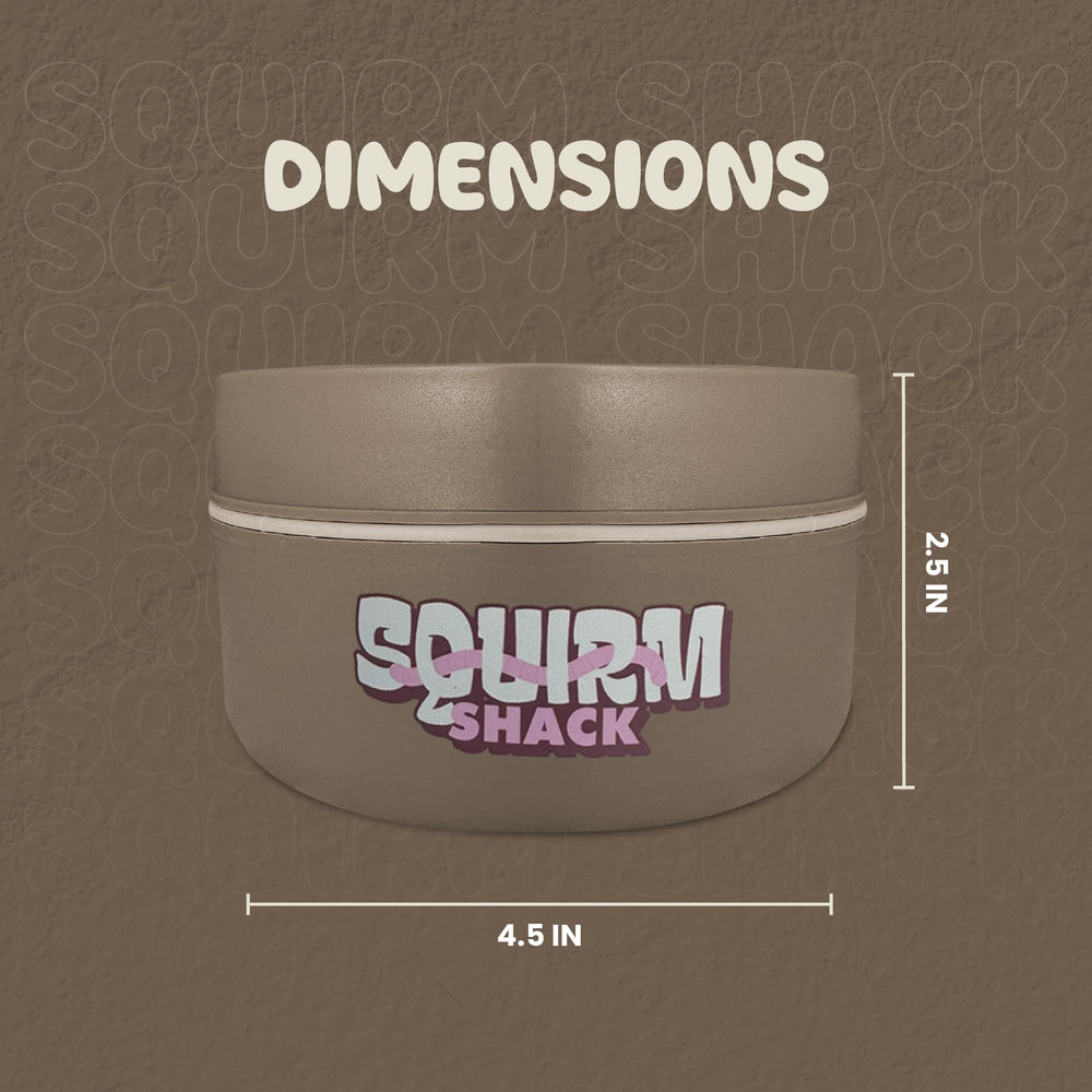 Squirm Shack premium insulation protects bait quality during long outings.