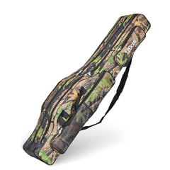 Srempeom 3-layer fishing pole bag in earthy yellow keeps gear organized on the go