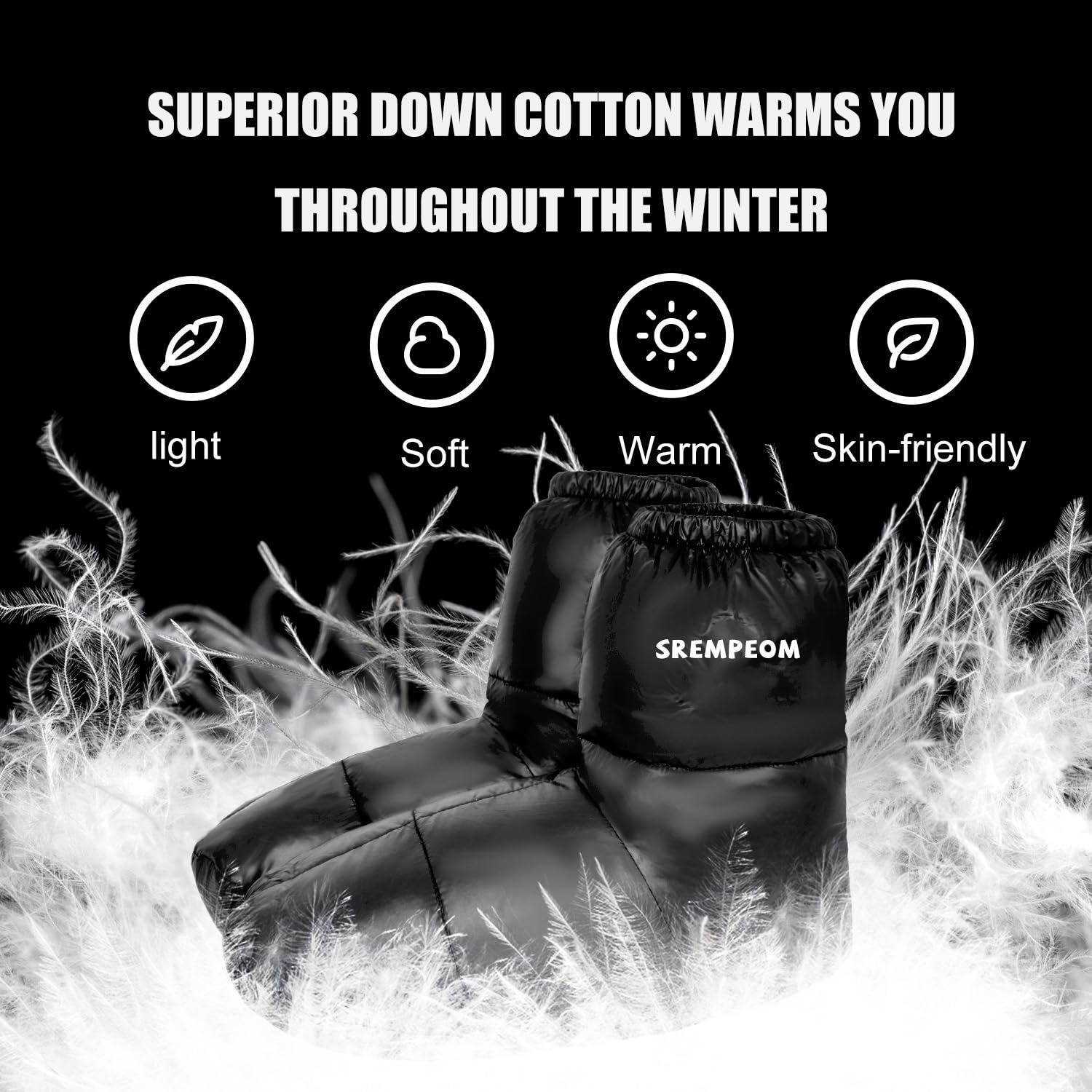 Srempeom waterproof shell closeup shows weather resistance.