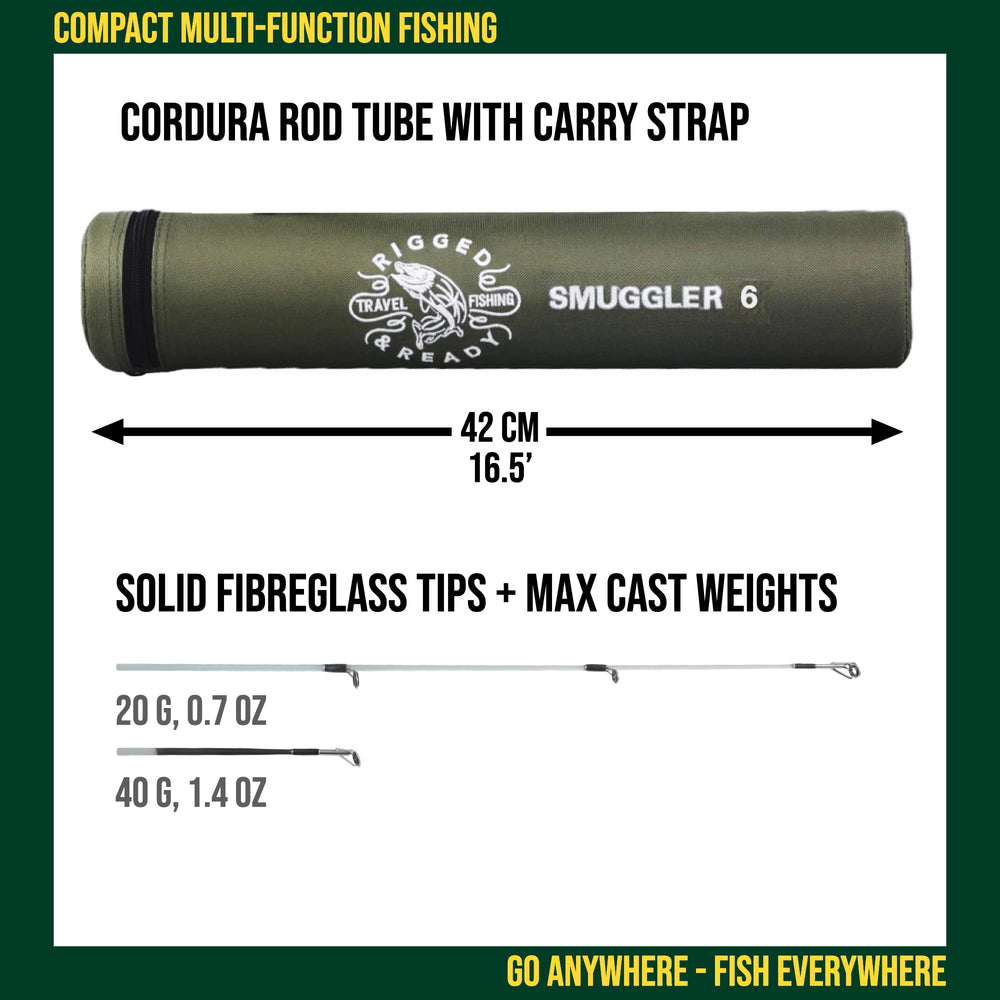 SRF Zylon-Carbon-HiGlass blanks of Smuggler 6