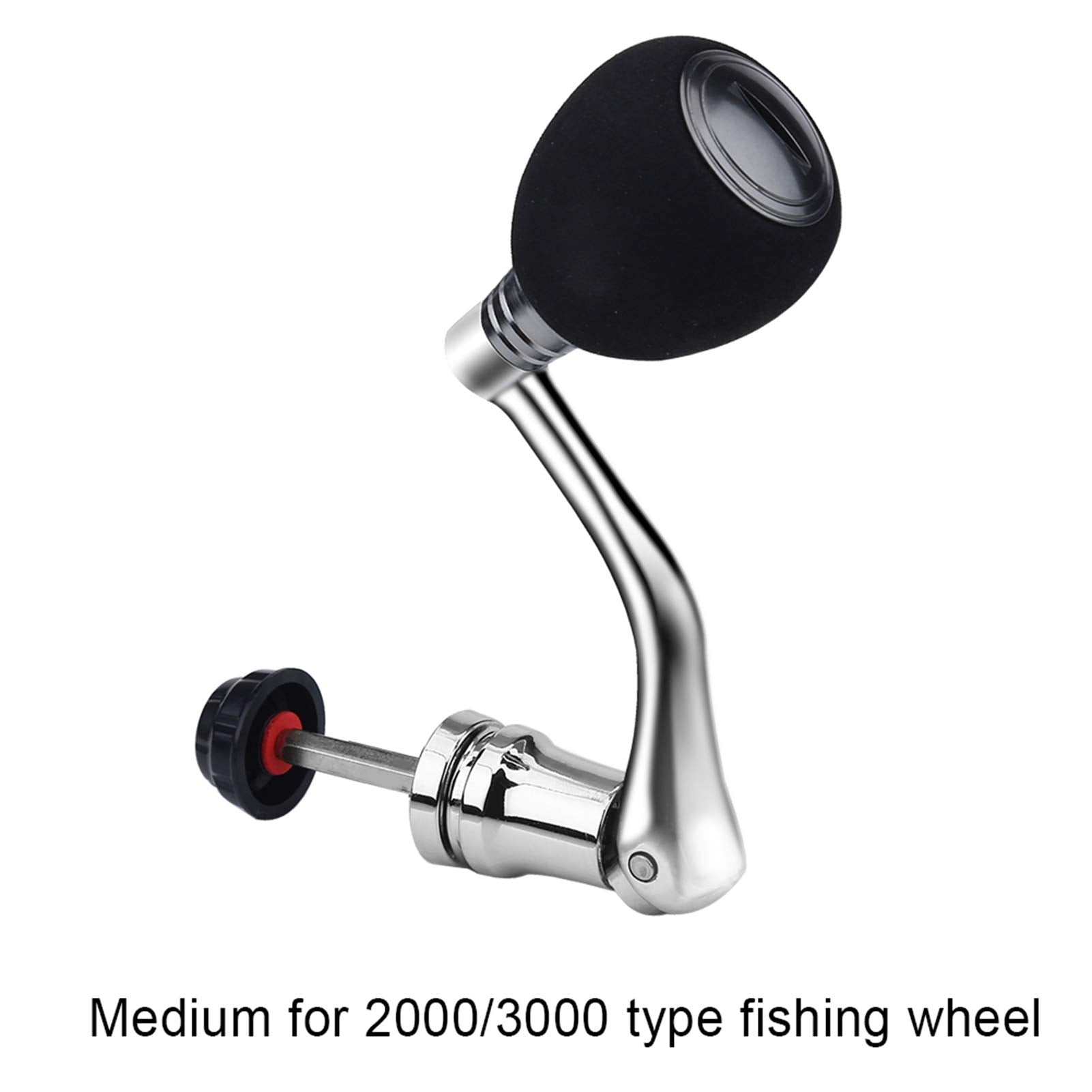 Srliya reel handle with EVA grip for comfortable, anti-slip operation.