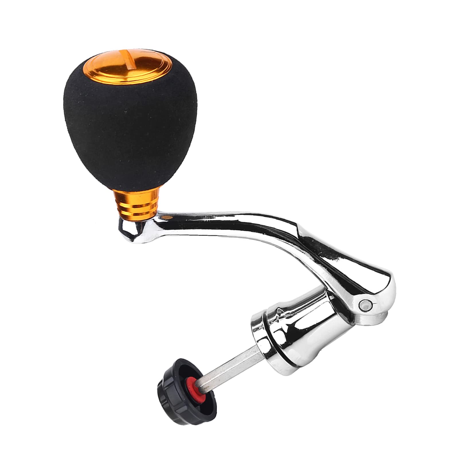 Srliya gold model reel handle enhances reel aesthetics and balance