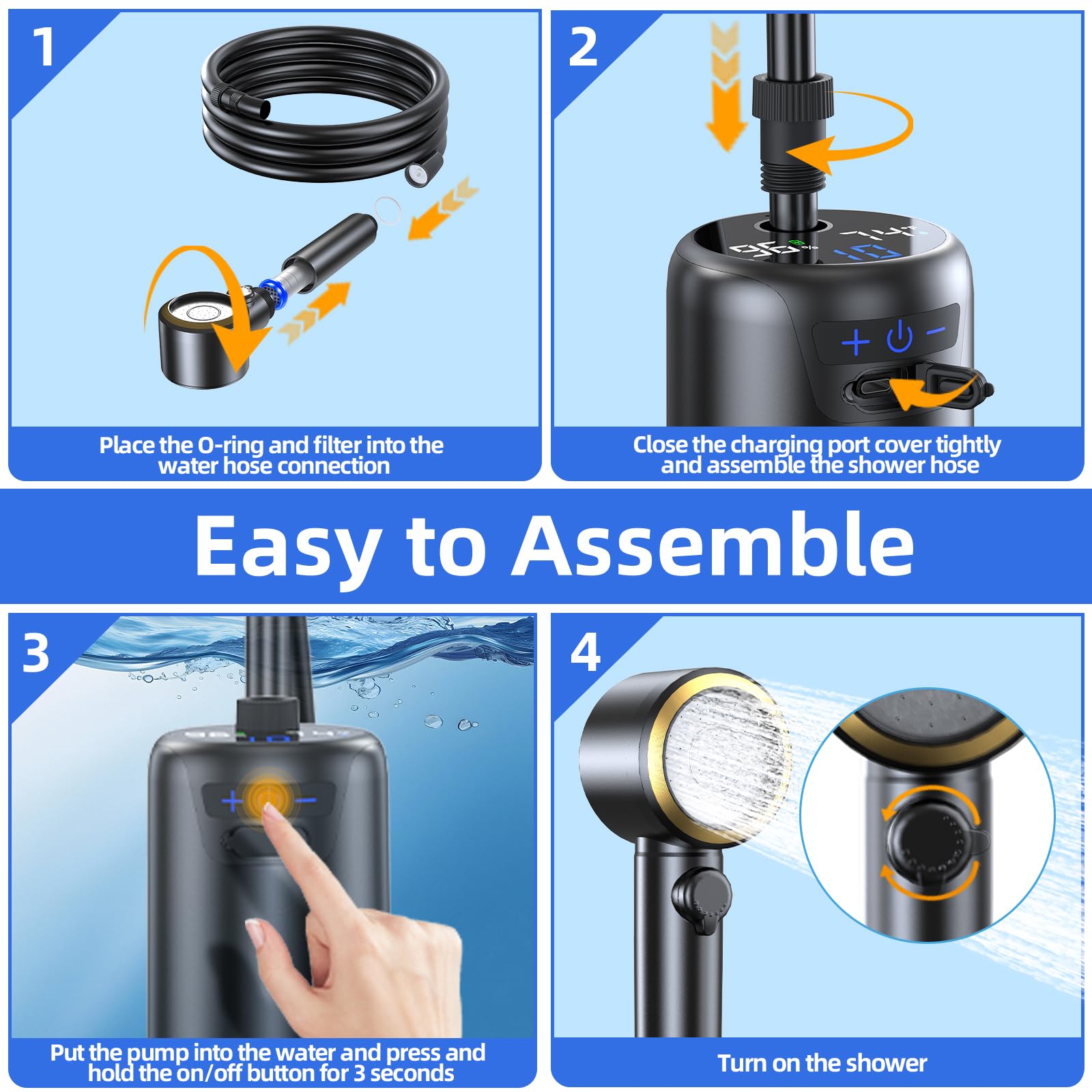 SRNPMIU car-wash-ready-shower proves versatile for on-the-road cleaning needs.