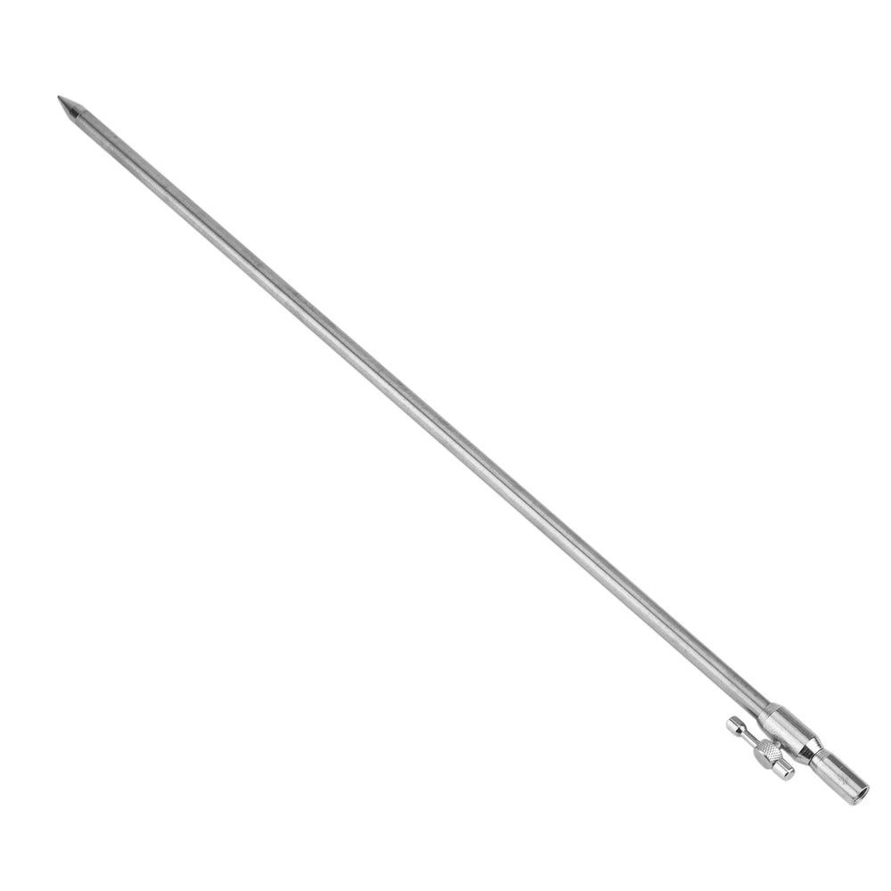 Srutueo carp fishing bankstick in use on a bank setup.