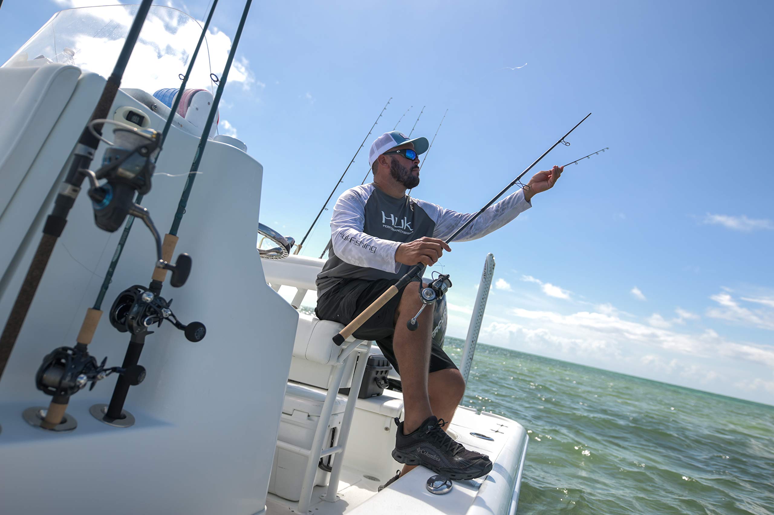 Integrated hook keeper on Avid Trek helps secure tackle between casts