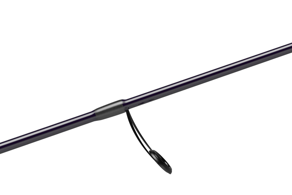 St. Croix Mojo Bass Spinning Rod features Trigon grip for confident control.