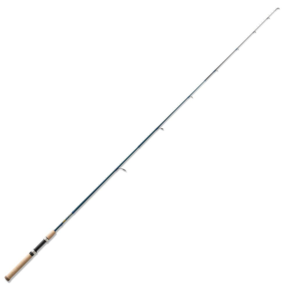 St. Croix Triumph travel rod body shows a responsive carbon blank for sensitivity.