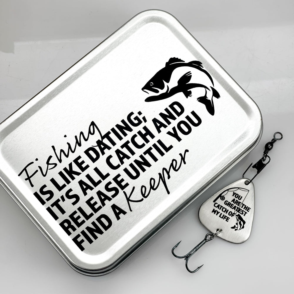 Detailed engraving close-up on the lure