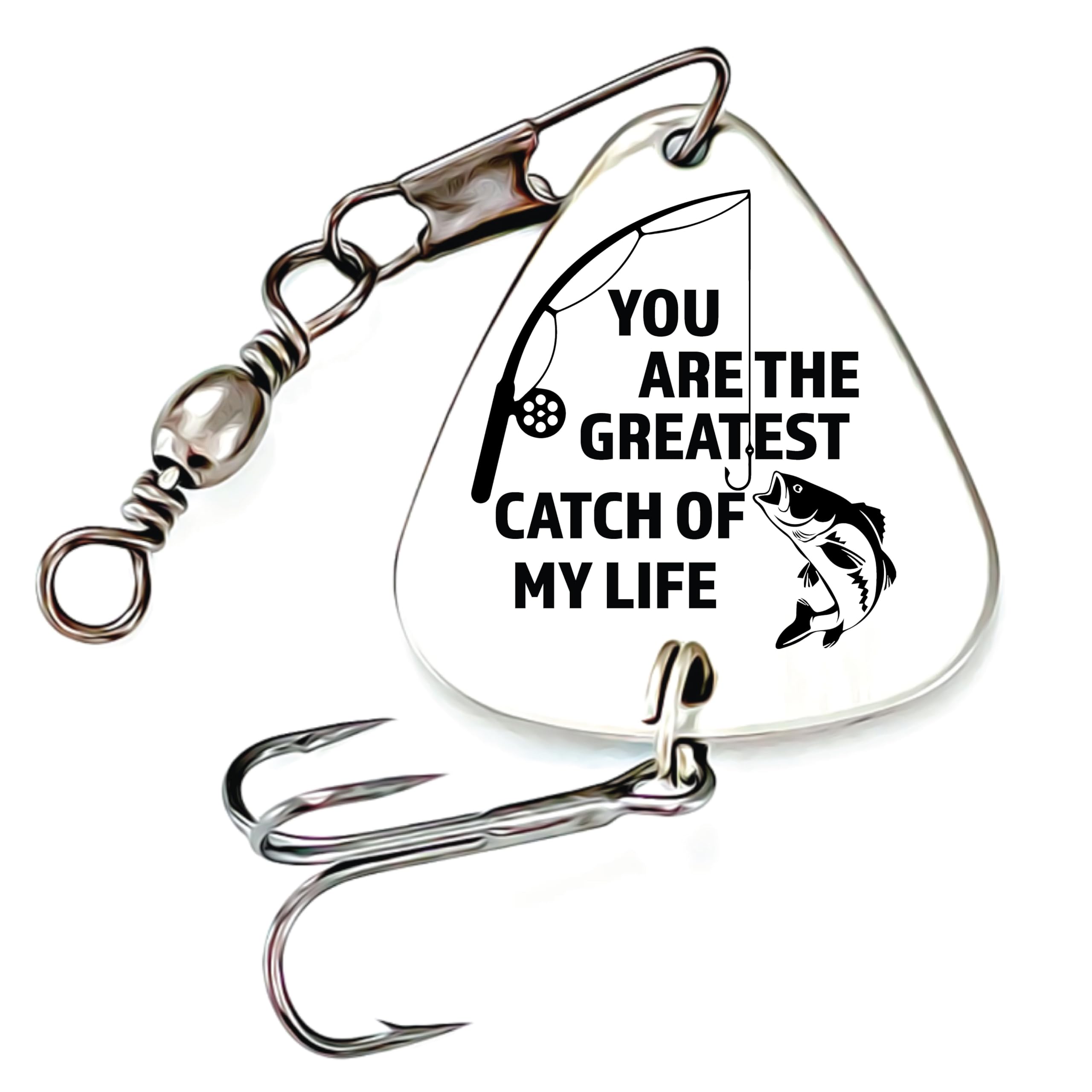 Lure and tin size dimensions: 1 x 1 1/4 inches and 4.25 x 3.25 inches