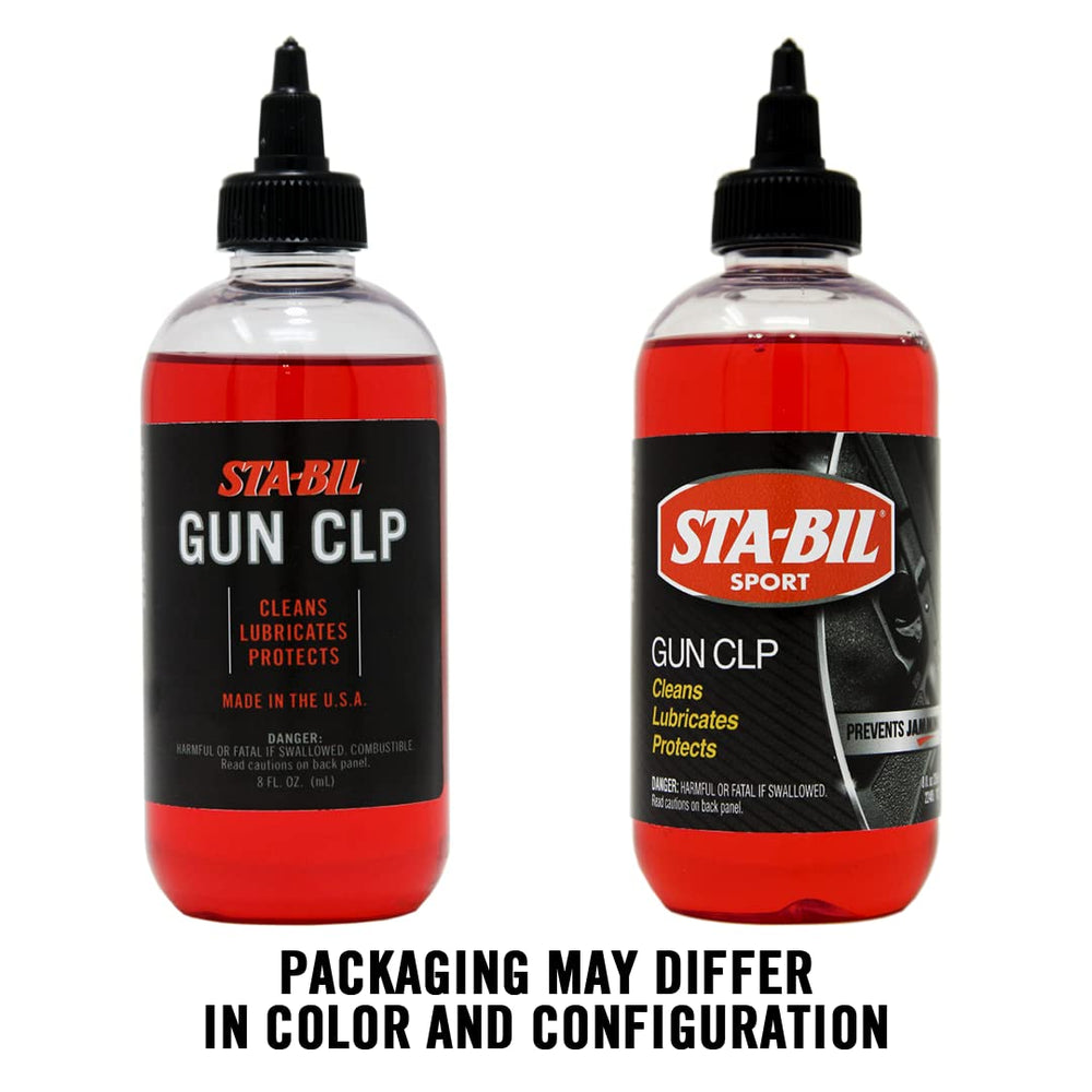 Close-up of STA-BIL Gun CLP anti-wear additive