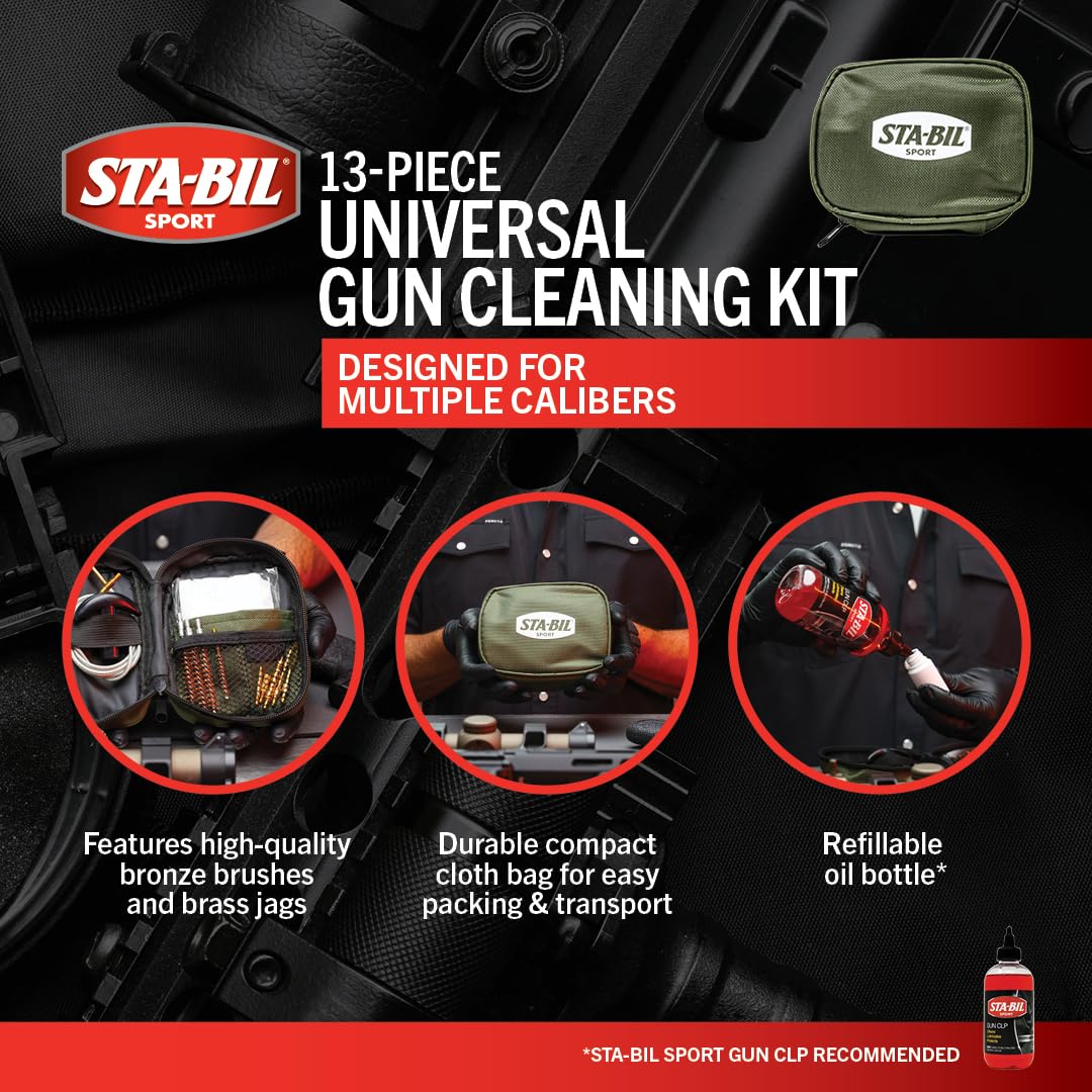 Bronze brush for caliber .17 rifles included in STA-BIL SPORT kit