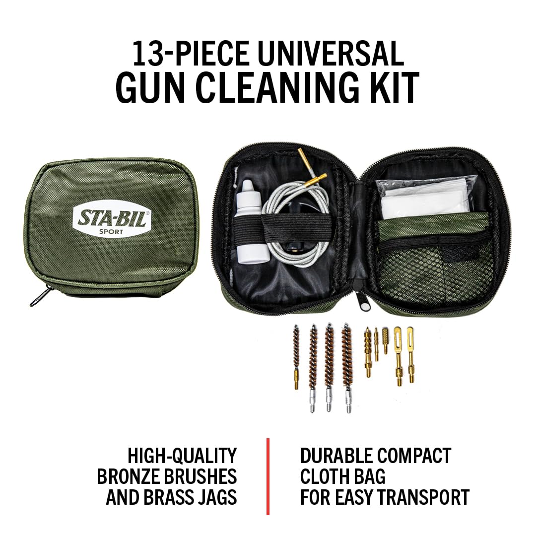 Bronze brush for caliber .22 rifles included in STA-BIL SPORT kit