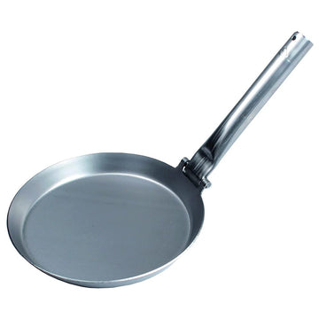 Stabilotherm Hunter Pan with folding handle, compact for backpacking camp cooking.