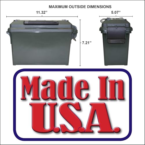 Stackable design for MTM TMCHG tactical can with security features