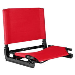 StadiumChair Gamechanger red bleacher seat with back support and comfort