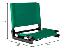 StadiumChair Gamechanger bungee cord suspension enhances airflow and on-seat cushioning.