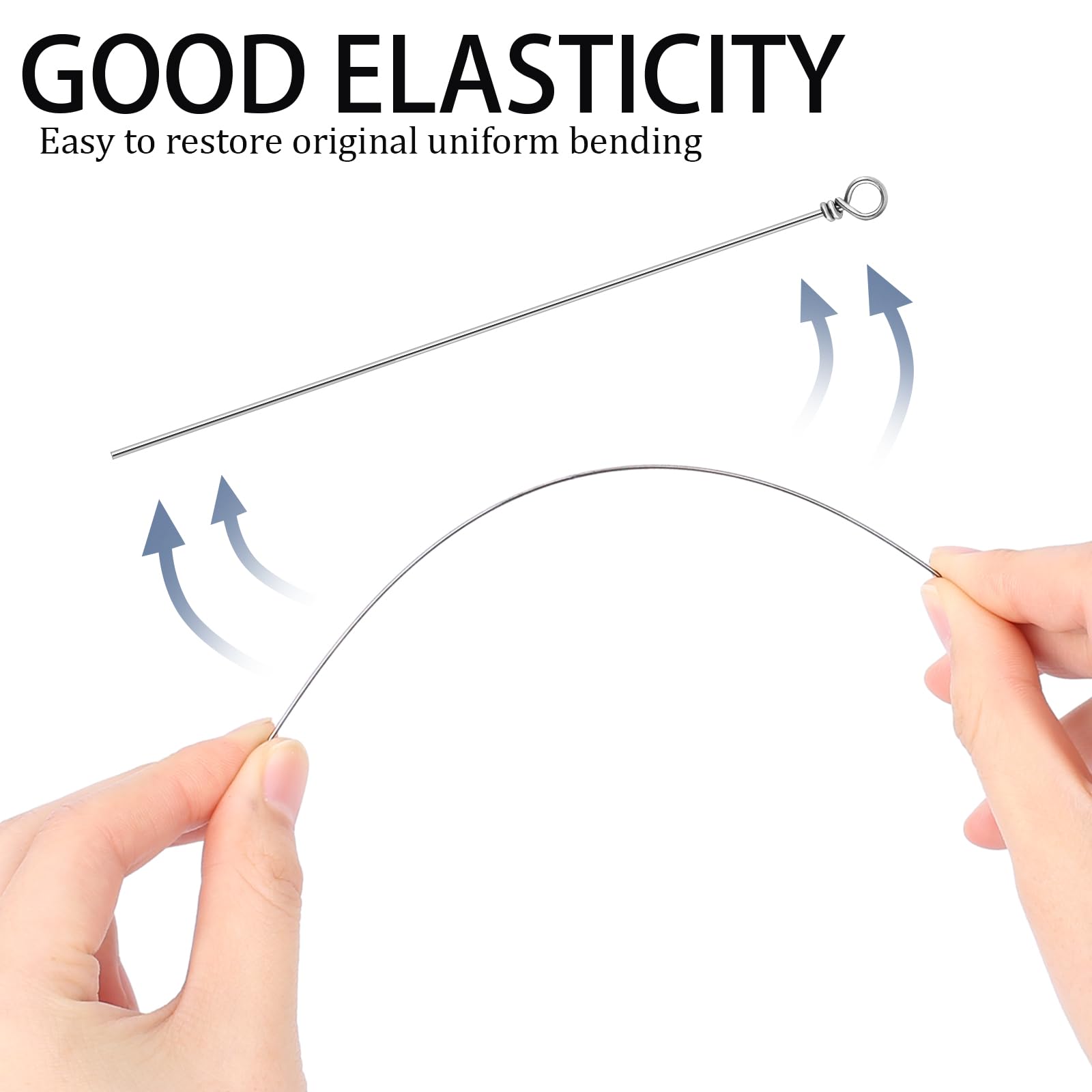 Stainless steel fishing spinner wire for DIY rigs