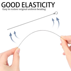 Stainless steel fishing spinner wire for DIY rigs
