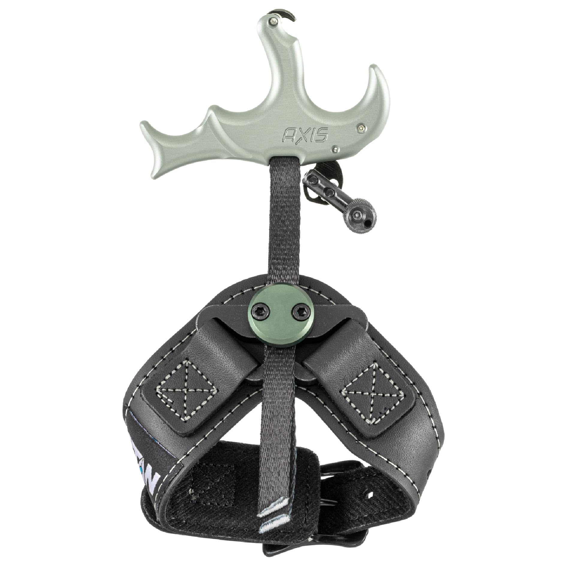 Stan Axis Release front view shows ergonomic three-finger design for precise control