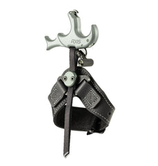 Stan Axis Release wrist strap detail features comfortable leather and adjustable fit
