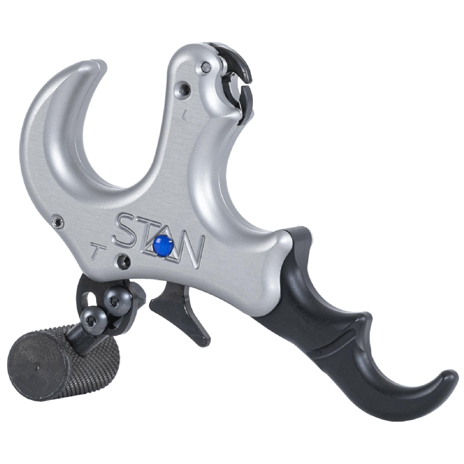 Stan OnneX open hook with loop retention showing secure D-loop connection.