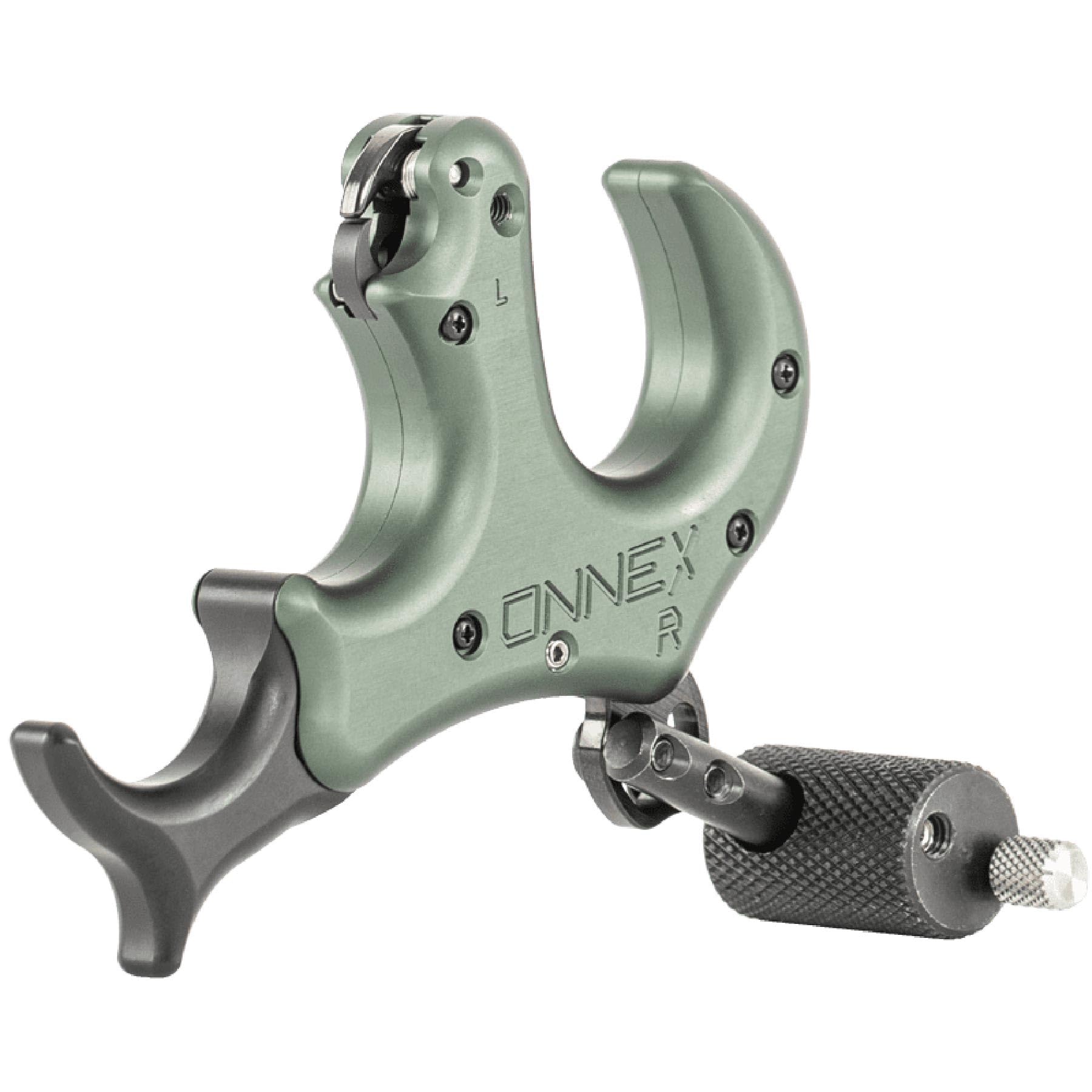 Stan OnneX resistance archery release highlighting crisp activation system for smoother shot execution.