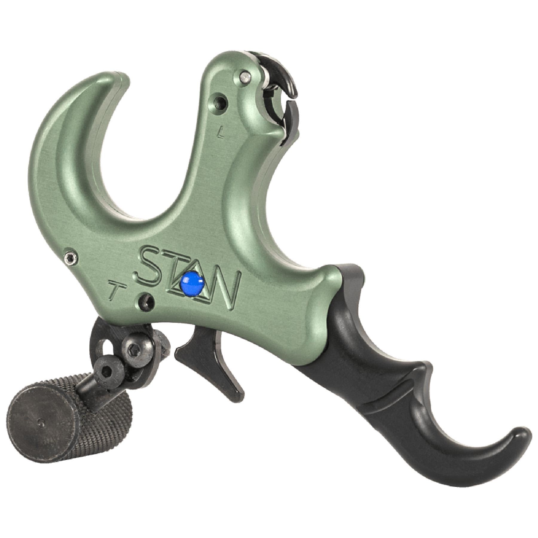 Stan OnneX thumb release zero-travel trigger enables consistent shot execution.