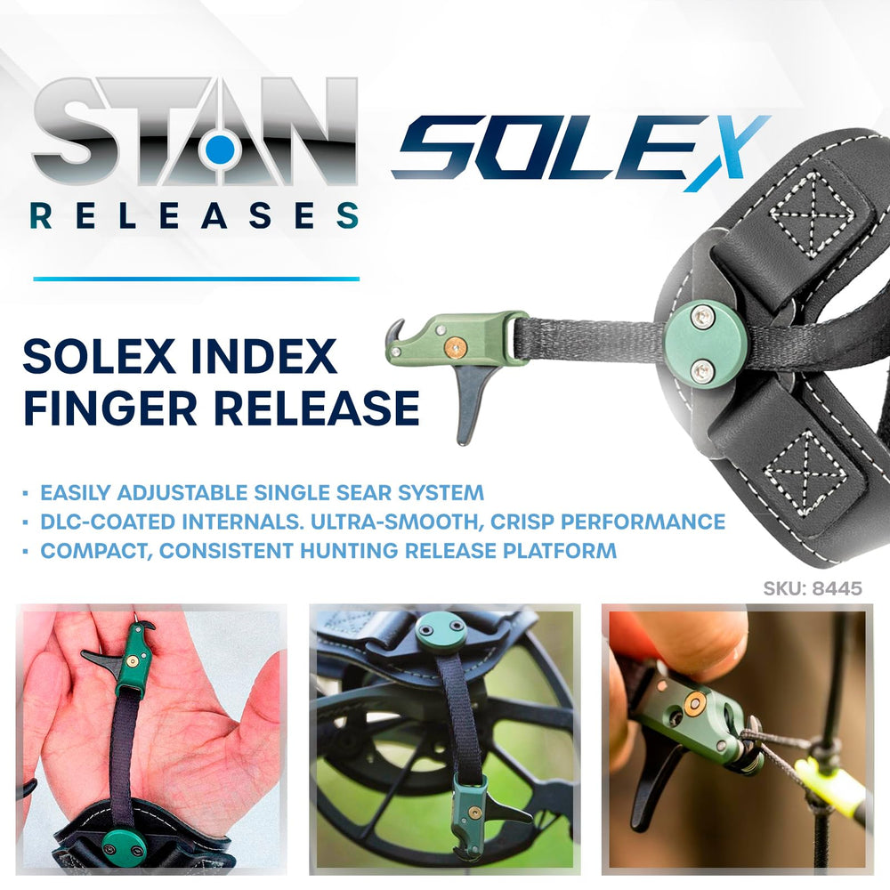 Stan SoleX single sear trigger close-up highlighting a crisp, responsive break.