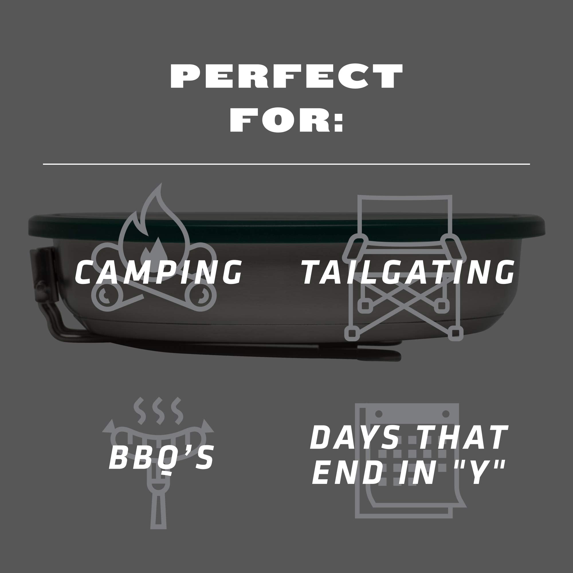 Stanley cutting board keeps prep clean on the trail.