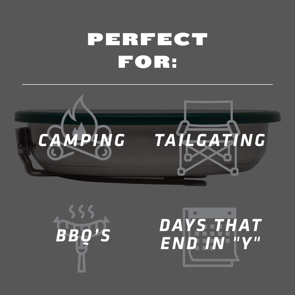 Stanley cutting board keeps prep clean on the trail.