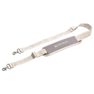 Front pocket on Stanley cooler bag stores valuables within reach during hikes or beach days